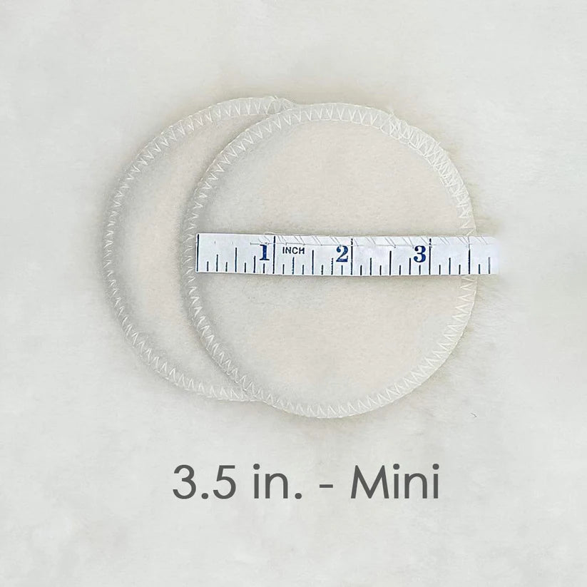 LANACare Organic Merino Wool Nursing Pads, Style Softline - Interwoven Wool